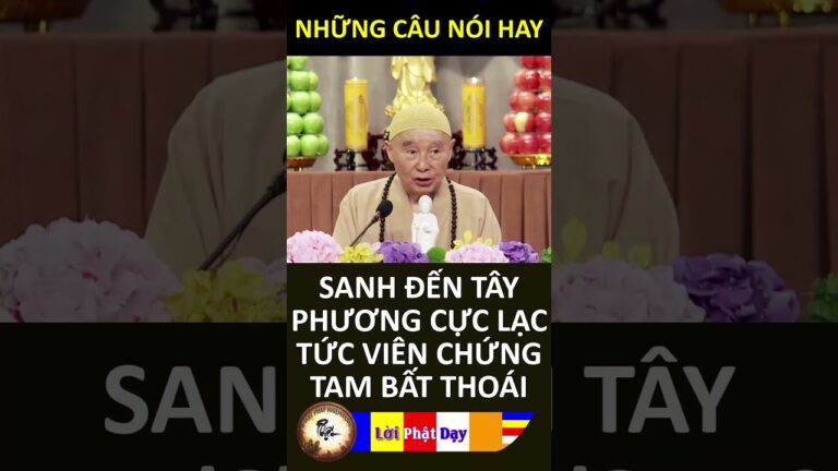 SANH ĐẾN TÂY PHƯƠNG CỰC LẠC TỨC VIÊN CHỨNG TAM BẤT THOÁI – Pháp Sư Tịnh Không | Phật Pháp Nhiệm Màu