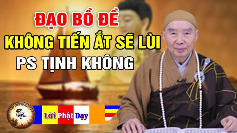 Đạo Bồ Đề Không Tiến Ắt Sẽ Lùi – Pháp Sư Tịnh Không giảng | Phật Pháp Nhiệm Màu