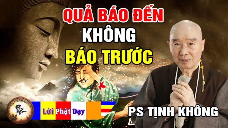 Phật Dạy Nhân Quả Báo Ứng Không Nên Xem Nhẹ – Chỉ Là Đến Sớm Hay Muộn Mà Thôi | Pháp Sư Tịnh Không