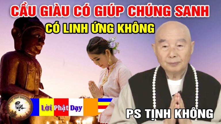 Cầu được giàu có để cứu giúp chúng sanh, có linh ứng không? Pháp Sư Tịnh Không | Phật Pháp Nhiệm Màu