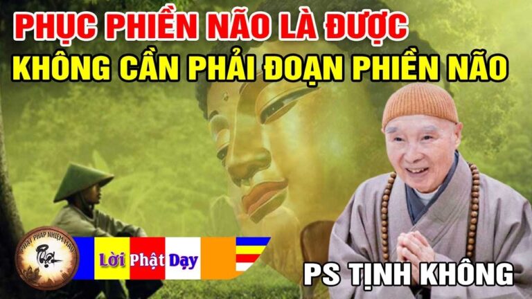 Phục Phiền Não là được, không cần phải Đoạn Phiền Não… Pháp Sư Tịnh Không | Phật Pháp Nhiệm Màu