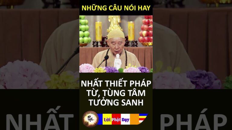 NHẤT THIẾT PHÁP TỪ, TÙNG TÂM TƯỞNG SANH – Pháp Sư Tịnh Không | Phật Pháp Nhiệm Màu