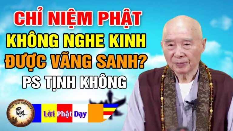 Chỉ Niệm Phật không nghe Kinh có Vãng Sanh được không? Pháp Sư Tịnh Không | Phật Pháp Nhiệm Màu