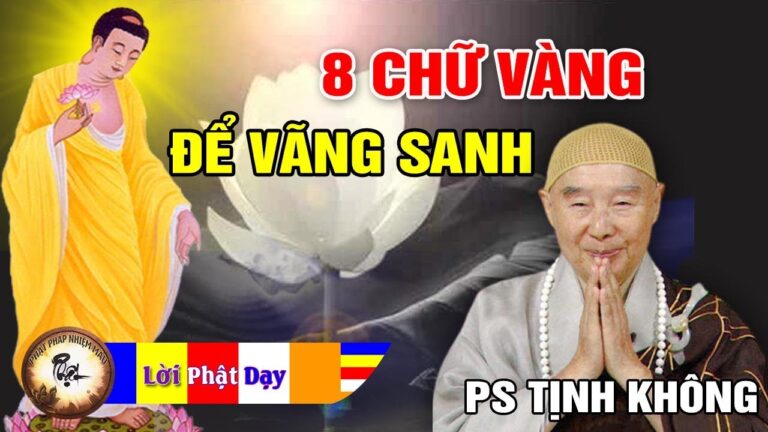 Phát Tâm Bồ Đề… 8 CHỮ VÀNG Để Vãng Sanh – Pháp Sư Tịnh Không | Phật Pháp Nhiệm Màu