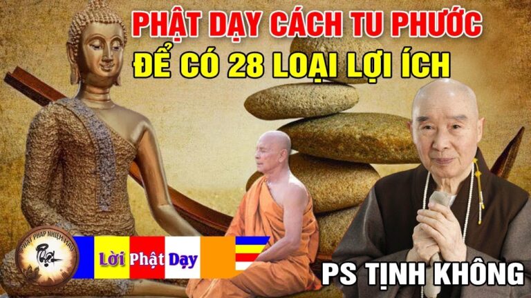 Phật dạy Cách Tu Phước Để Có 28 Loại Lợi Ích – Pháp Sư Tịnh Không | phật pháp nhiệm màu