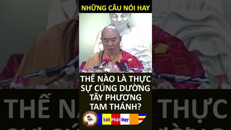 THẾ NÀO LÀ THỰC SỰ CÚNG DƯỜNG TÂY PHƯƠNG TAM THÁNH – Pháp Sư Tịnh Không – Phật Pháp Nhiệm Màu