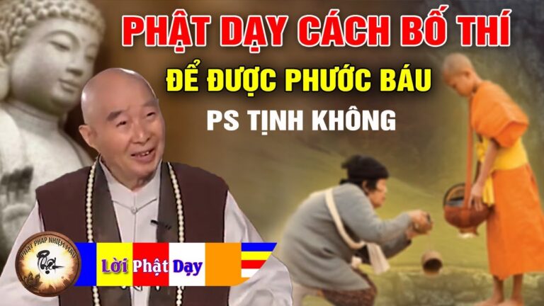 Phật Dạy Dùng Tâm Thái Khi Bố Thí Để Được Phước Báu Lớn – Pháp sư Tịnh Không | Phật Pháp Nhiệm Màu