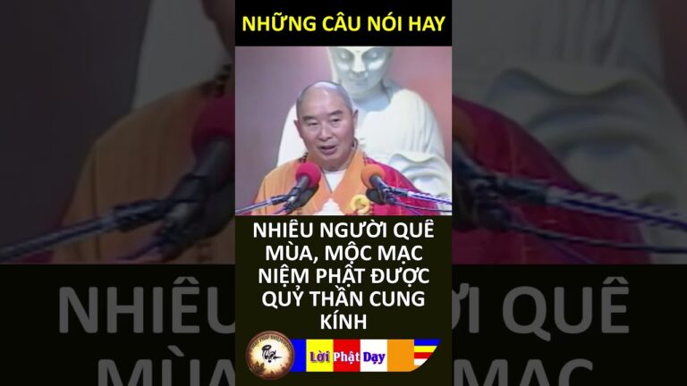 NHIỀU NGƯỜI QUÊ MÙA MỘC MẠC NIỆM PHẬT ĐƯỢC QUỶ THẦN CUNG KÍNH Pháp Sư Tịnh Không Phật Pháp Nhiệm Màu