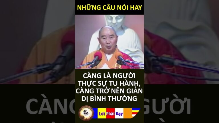 NGƯỜI THỰC SỰ TU HÀNH CÀNG TRỞ NÊN GIẢN DỊ BÌNH THƯỜNG – Pháp sư Tịnh Không | Phật Pháp Nhiệm Màu