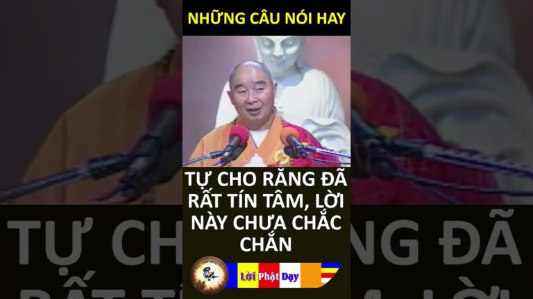 TỰ CHO RẰNG ĐÃ RẤT TÍN TÂM, LỜI NÀY CHƯA CHẮC CHẮN – HT Tịnh Không | PPNM