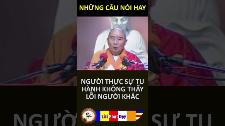 NGƯỜI THỰC SỰ TU HÀNH KHÔNG THẤY LỖI NGƯỜI KHÁC – HT Tịnh Không | PPNM