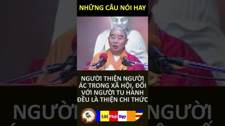 VỚI NGƯỜI TU HÀNH NGƯỜI THIỆN NGƯỜI ÁC TRONG XÃ HỘI ĐỀU LÀ THIỆN TRI THỨC – HT Tịnh Không | PPNM