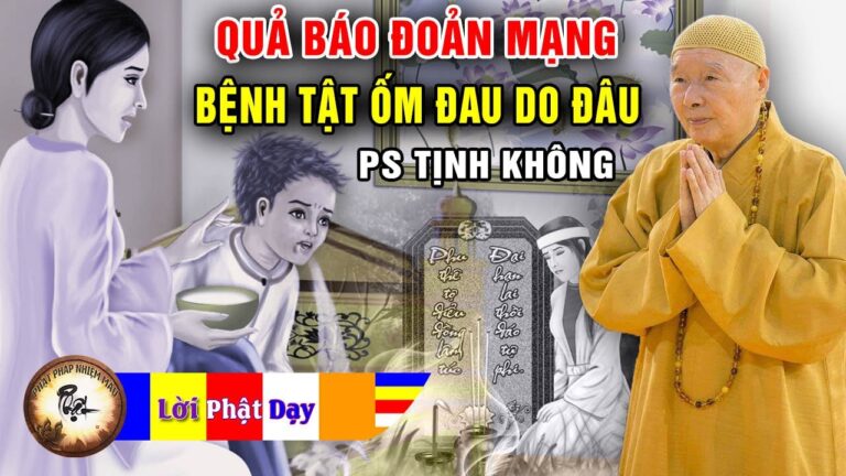 Quả Báo Bệnh Khổ Đoản Mạng, Thường Xuyên Bệnh Tật Ốm Đau do đâu? PS Tịnh Không | Phật Pháp Nhiệm Màu