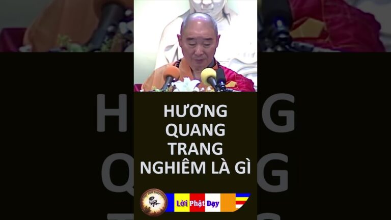 Hương Quang Trang Nghiêm là gì? HT Tịnh Không | PPNM