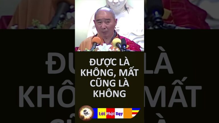 Được Là Không, Mất Cũng Là Không – HT Tịnh Không | PPNM