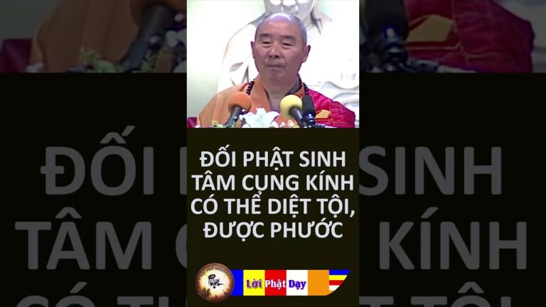 Đối Trước Phật Sanh Tâm Cung Kính Có Thể Diệt Tội, Được Phước – HT Tịnh Không | PPNM