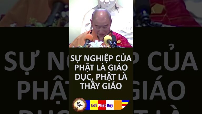 HT Tịnh Không – Sự Nghiệp Của Phật là Giáo Dục, Phật là Thầy Giáo | PPNM