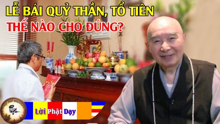 Lễ bái Quỷ thần, Tổ tiên thế nào cho đúng? HT Tịnh Không | A Di Đà Phật