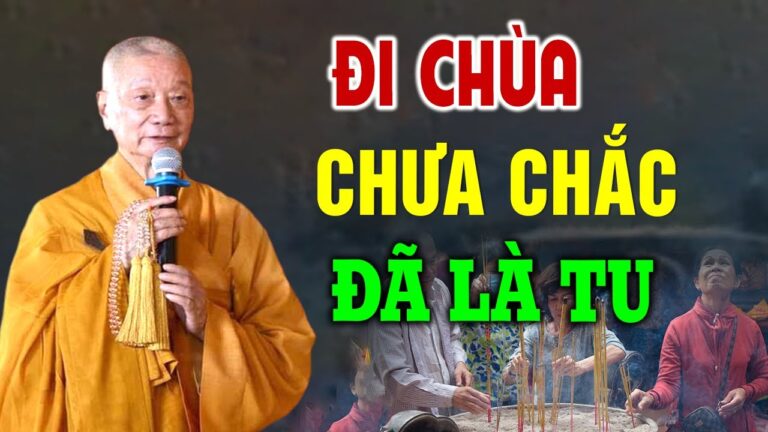 ĐI CHÙA chưa chắc ĐÃ LÀ TU – HT. Thích Trí Quảng (01.05.2023)