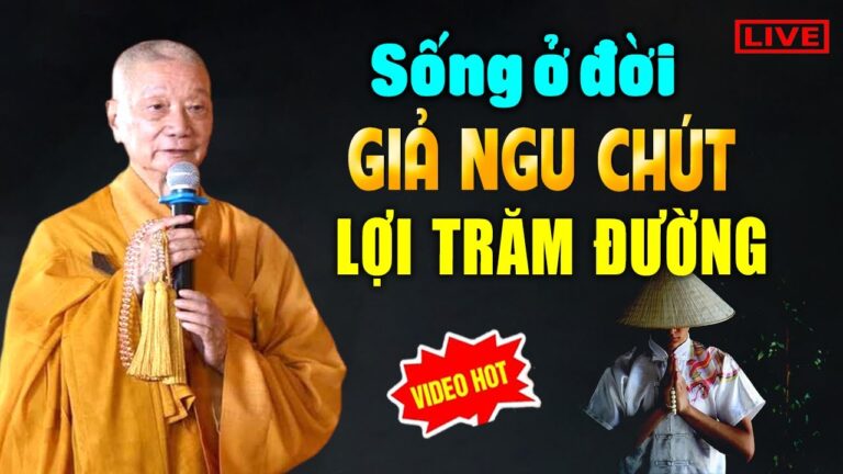 Người Sống Khôn Ngoan Ở Đời Là Phải Biết Giả Ngu Đần – HT. Thích Trí Quảng