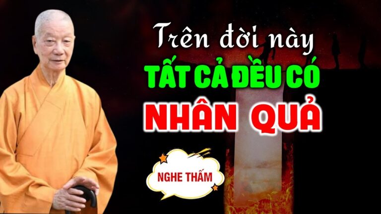 “Tất Cả Đều Có NHÂN QUẢ” Mọi Thứ Trên Đời Không Tự Nhiên Mà Đến – HT. Thích Trí Quảng