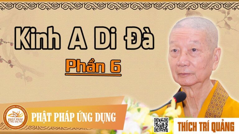 Kinh A Di Đà phần 6 – Hòa Thượng Thích Trí Quảng