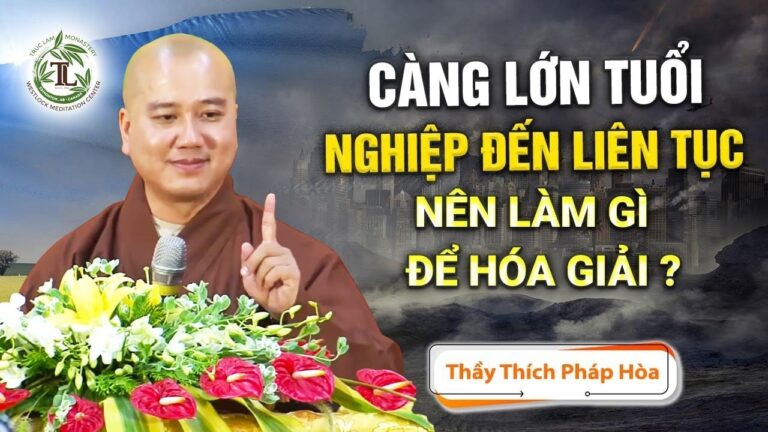 Càng lớn tuổi NGHIỆP ĐẾN LIÊN TỤC làm thế nào HÓA GIẢI? – Vấn Đáp Thầy Thích Pháp Hòa