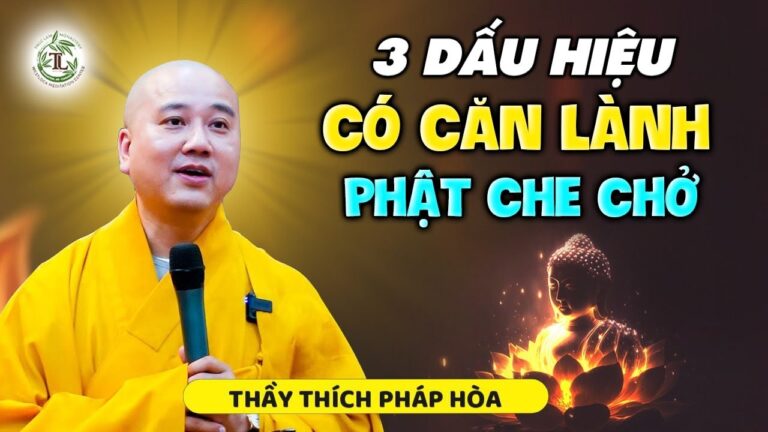 3 dấu hiệu người có CĂN LÀNH được Phật che chở hộ trì – Thầy Thích Pháp Hòa