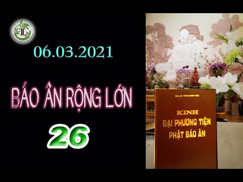 Báo Ân Rộng Lớn 26 – Thầy Thích Pháp Hòa (Tv Trúc Lâm, Ngày 06.03.2021)