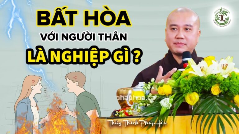 Luôn BẤT HÒA Với Người Thân Trong Gia Đình Là NGHIỆP Gì? – Vấn Đáp Thầy Thích Pháp Hòa