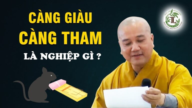 Càng Giàu Càng Tham Lam là NGHIỆP gì? – Vấn Đáp Thầy Thích Pháp Hòa