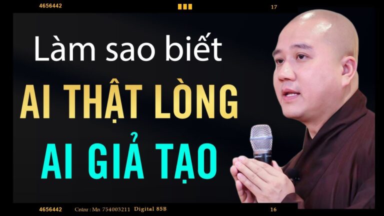 CÁCH NHÌN NGƯỜI để nhận biết Ai Thật Lòng Ai Giả Tạo với mình – Vấn Đáp Thầy Thích Pháp Hòa