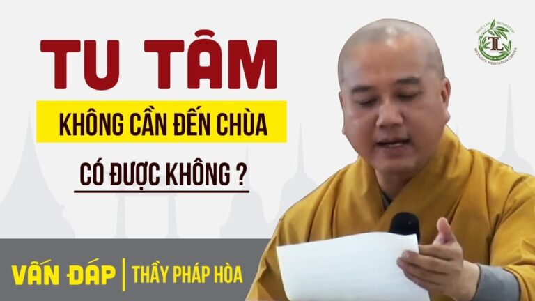 Chỉ cần TU TÂM không cần đến Chùa có được không? – Vấn Đáp Thầy Thích Pháp Hòa