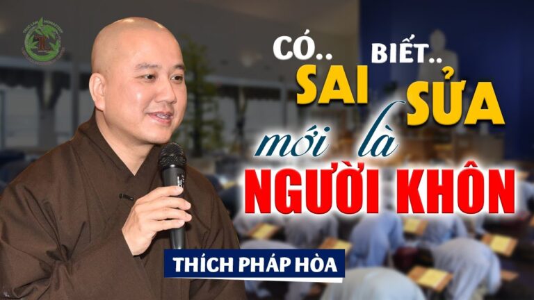 Lỗi lầm ai cũng có, biết sai mà sửa mới là người khôn – Vấn đáp Thầy Thích Pháp Hòa (tuyệt hay)