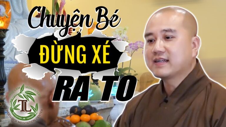 Chuyện Bé Đừng Xé Ra To – Pháp thoại hay Thầy Thích Pháp Hòa