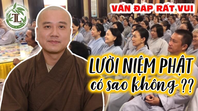 Câu hỏi rất hay rất thật: “Lười Niệm Phật có sao không?” – Vấn đáp rất hay Thầy Thích Pháp Hòa