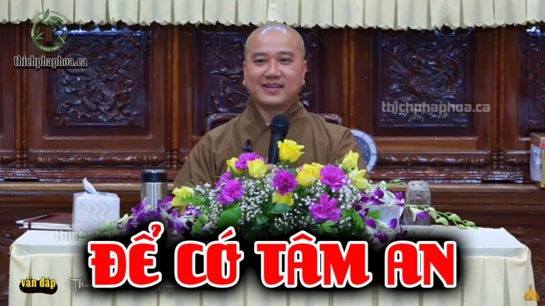 Làm thế nào để có Tâm An Lạc trong cuộc sống bộn bề Phiền Não? (vấn đáp Thầy Thích Pháp Hòa)