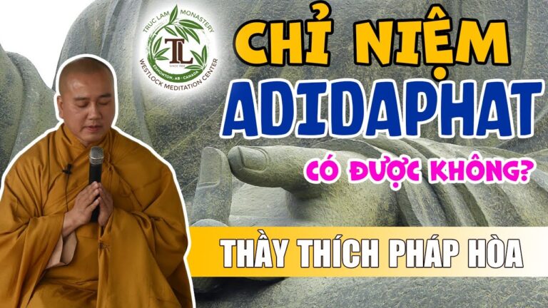 Chỉ niệm ADIDAPHAT thôi đã đủ chưa? (vấn đáp) – Thầy Thích Pháp Hòa