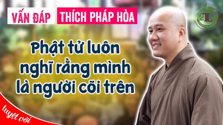 Thầy Thích Pháp Hòa cho lời khuyên đến Phật Tử luôn nghĩ mình là Người Cõi Trên (vấn đáp rất hay)