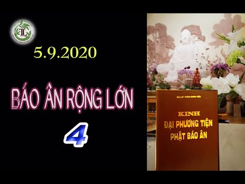 Báo Ân Rộng Lớn 04 – Thầy Thích Pháp Hòa (Tv Tây Thiên, Ngày 5.9.2020)