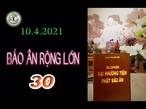 Báo Ân Rộng Lớn 30 – Thầy Thích Pháp Hòa (Tv Trúc Lâm, ngày 10.4.2021)