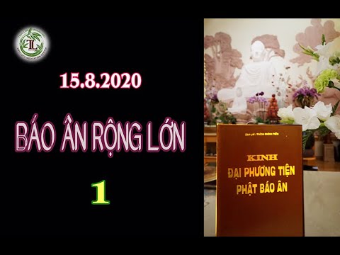 Báo Ân Rộng Lớn 01 – Thầy Thích Pháp Hòa (Tv Trúc Lâm,Ngày 15.8.2020)