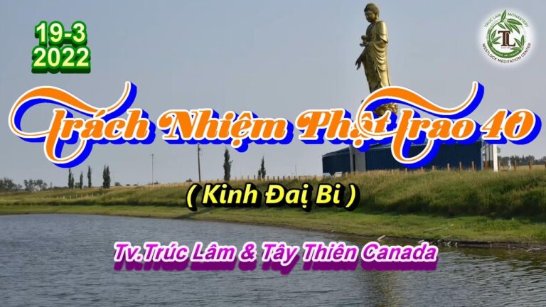 Trách Nhiệm Phật Trao 40 – Thầy Thích Pháp Hòa (Tv.Trúc Lâm.19.3.2022)