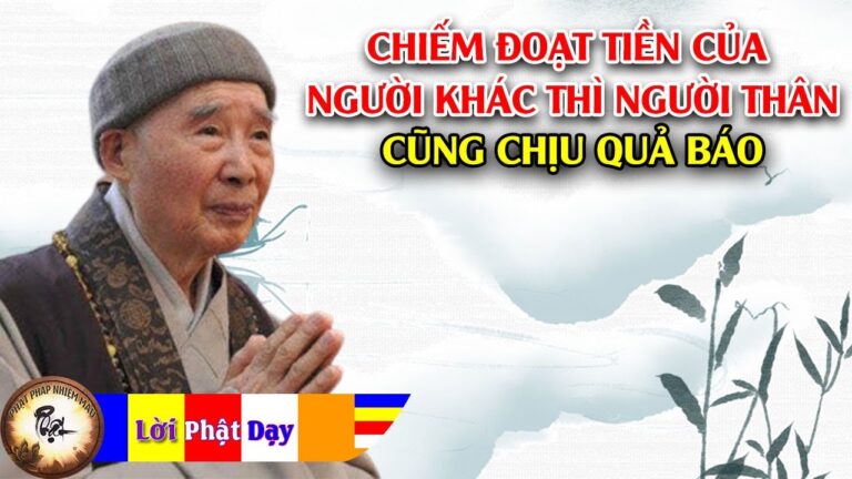 Chiếm đoạt tiền của người khác thì người thân cũng Phải chịu quả báo