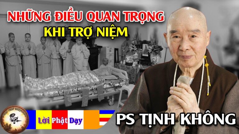 Những điều quan trọng khi trợ niệm