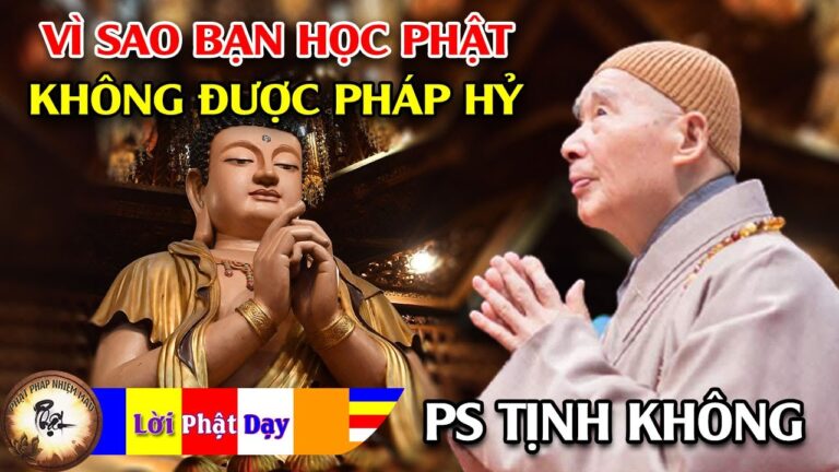 Vì sao bạn học Phật không có được Pháp Hỷ? Hòa Thượng Tịnh Không | Phật Pháp Nhiệm Màu