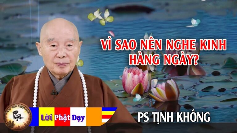 Vì sao nên nghe giảng kinh hàng ngày? Pháp Sư Tịnh Không khai thị | Phật Pháp Nhiệm Màu