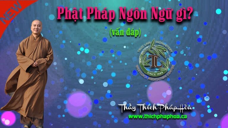 Phật Pháp Ngôn Ngữ gì? (vấn đáp) – Thầy Thích Pháp Hòa