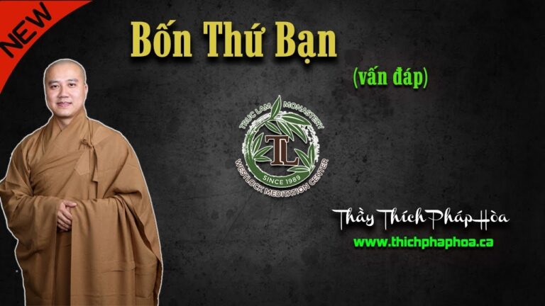 Bốn Thứ Bạn nghĩa là sao? (vấn đáp) – Thầy Thích Pháp Hòa