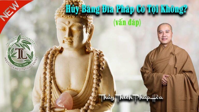 Hủy Băng Đĩa Pháp Có Tội Không? (vấn đáp) – Thầy Thích Pháp Hòa